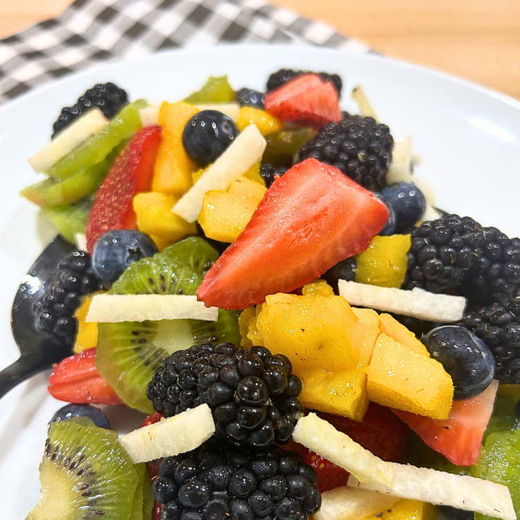 Image of Drizzle the balsamic over your fruit and enjoy!