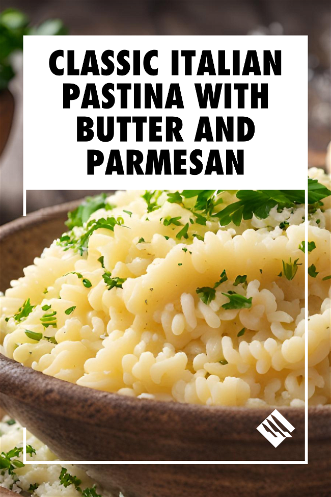 Image of Classic Italian Pastina with Butter and Parmesan