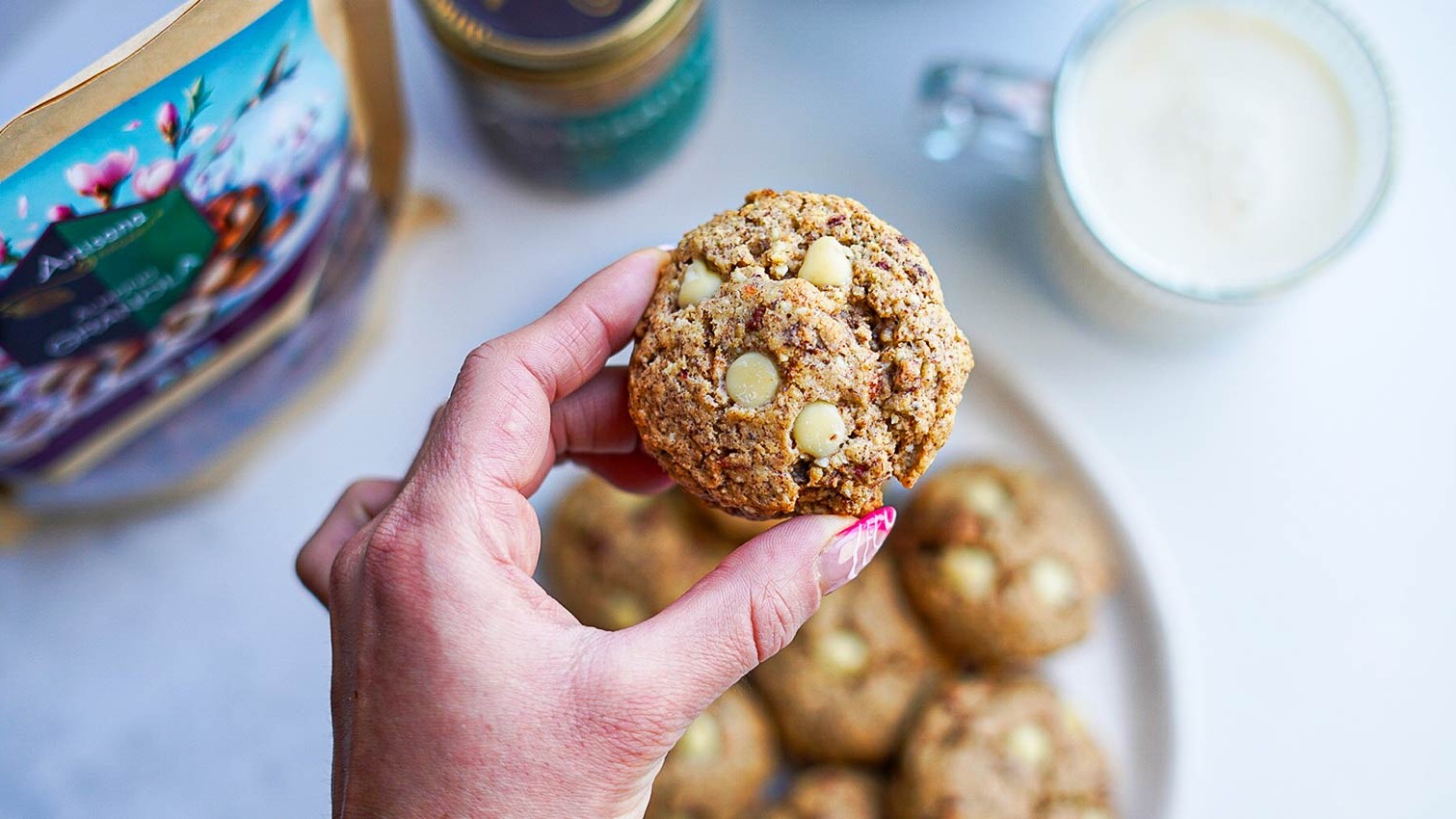 Image of Strawberry Almond Granola Cookies