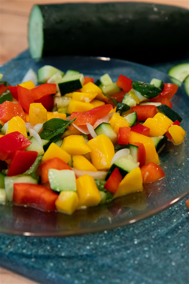 Image of Rainbow Mango Salad