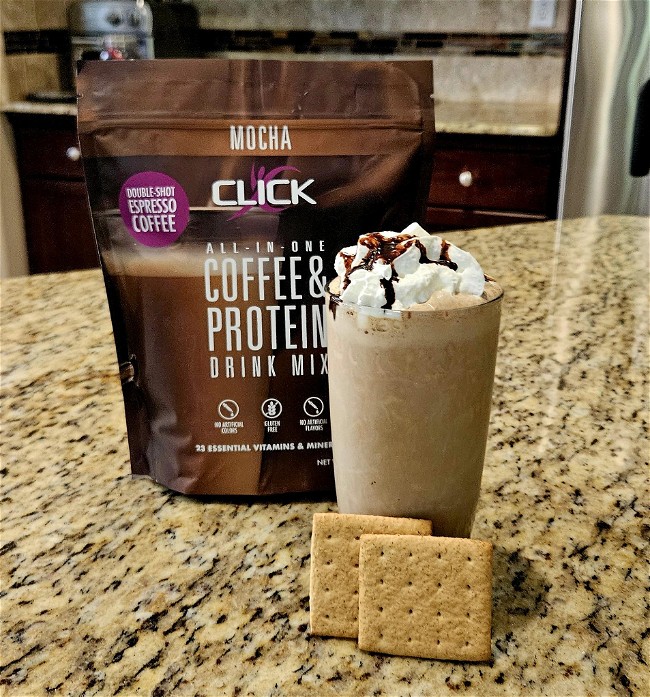 Image of Coffee Protein Recipe: S’mores CLICK Smoothie Recipe