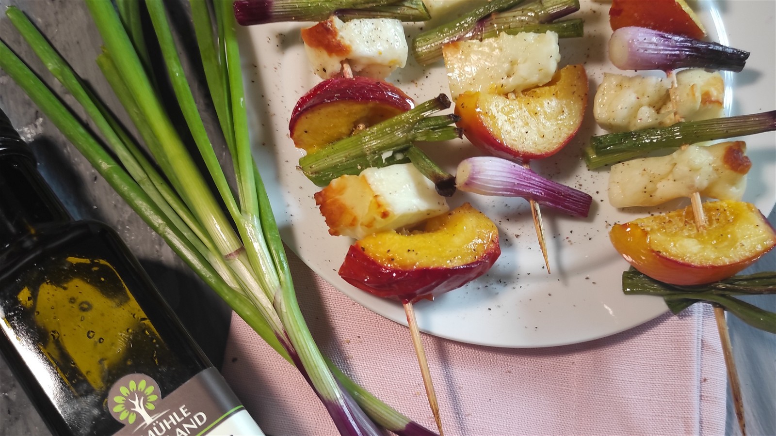 Halloumi Grillspieße