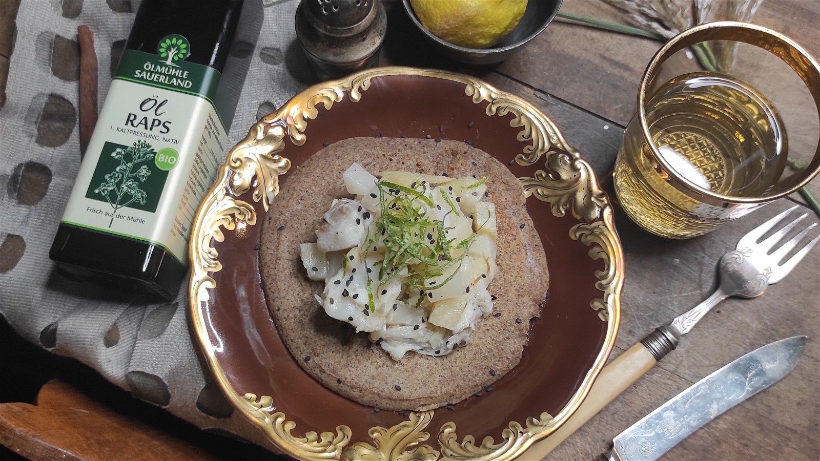 Kabeljau-Sellerie-Salat