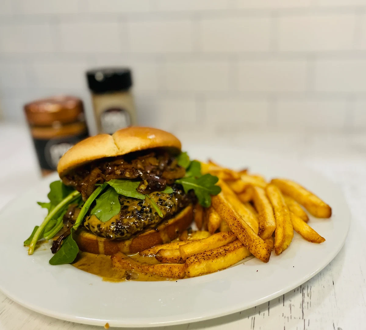 Steak Au Poivre Burgers