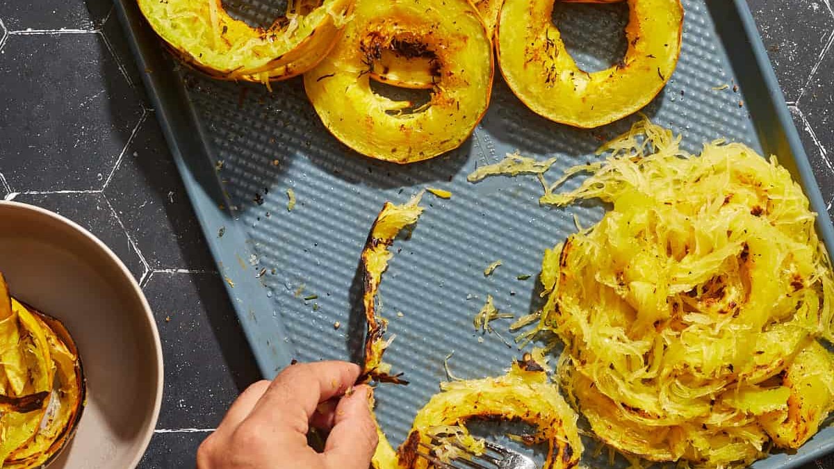 Image of BBQ Grilled Spaghetti Squash