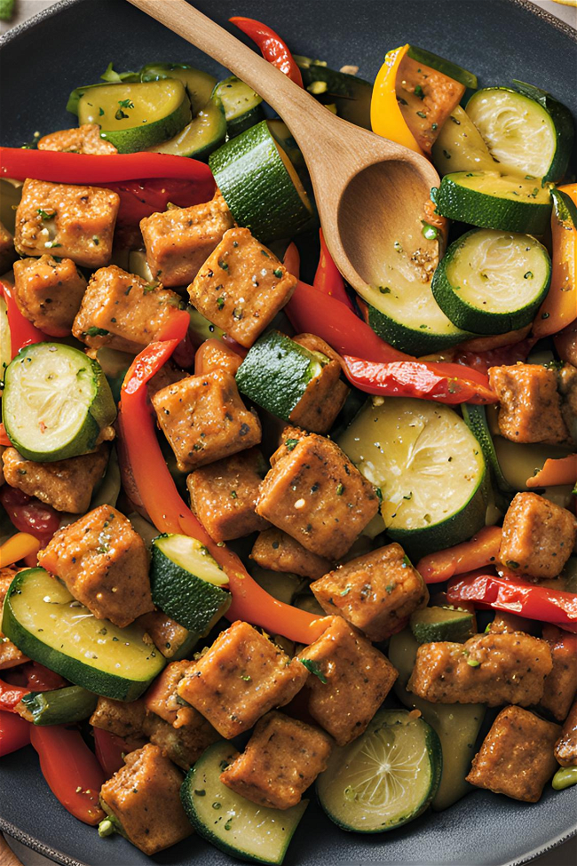 Image of Lemon-Herb Tempeh Stir-Fry 