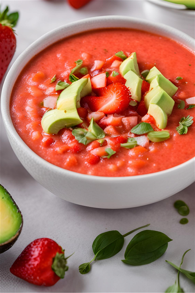 Image of Strawberry Gazpacho