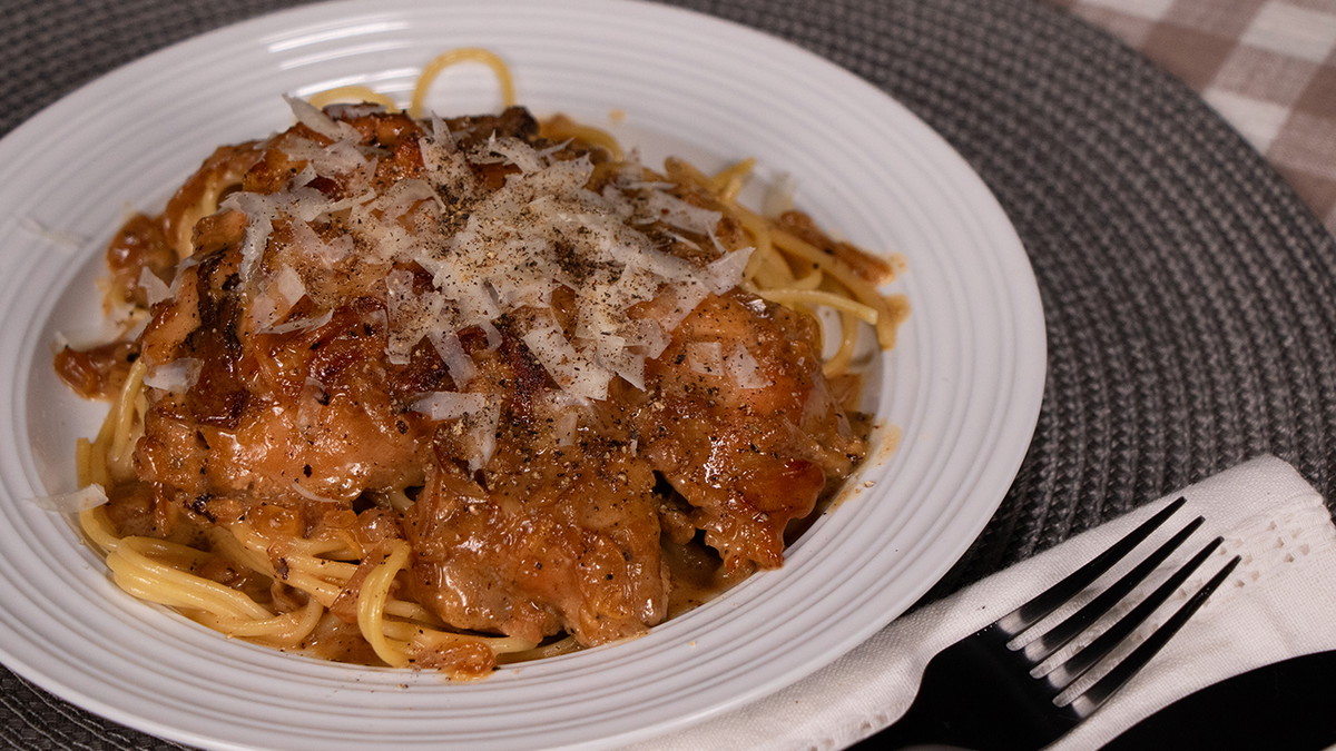 Halal Cacio e Pepe Chicken