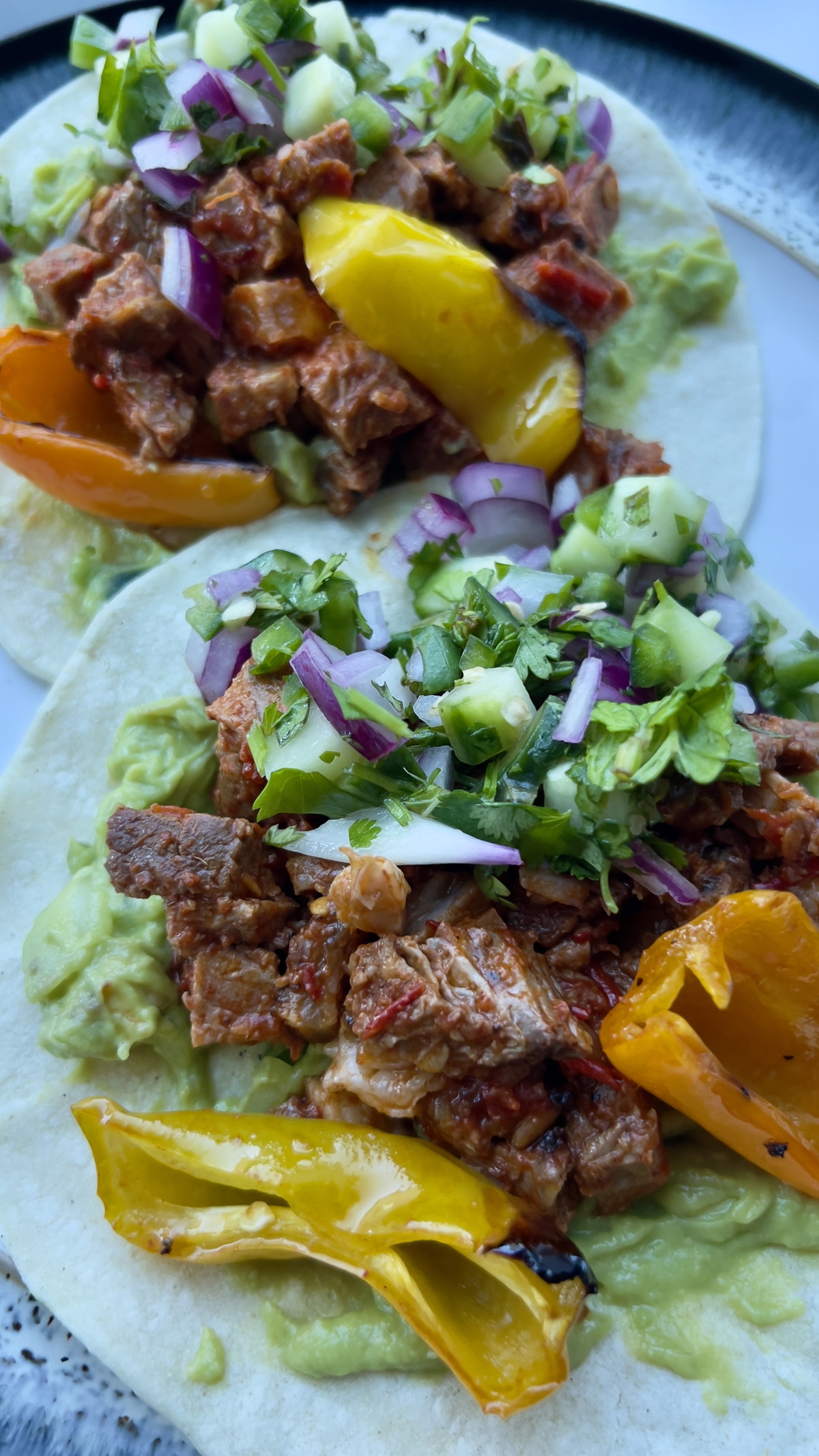 Harissa Steak Tacos