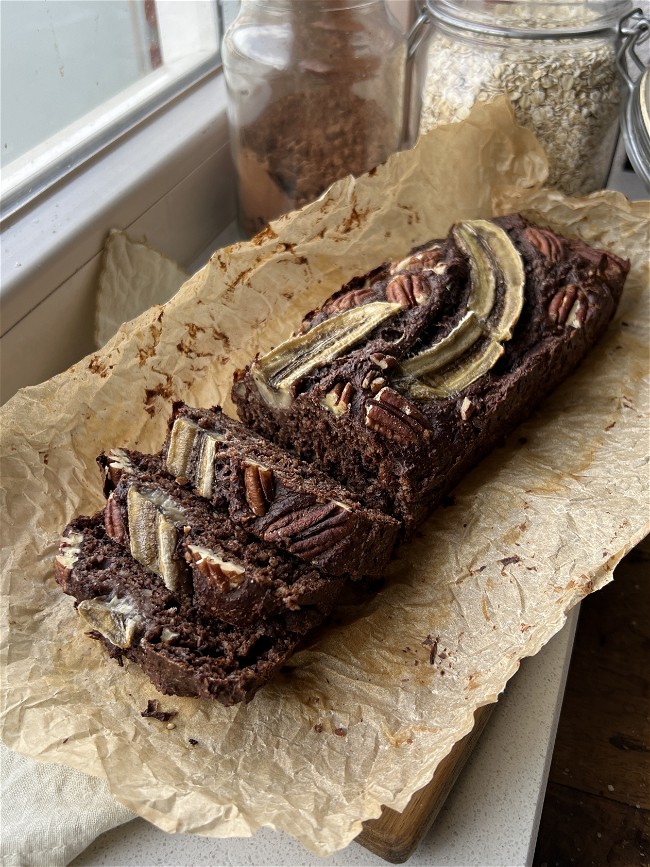 Image of Overheerlijke Chocolade Bananenbrood