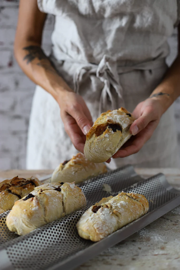 Mini baguette al cioccolato