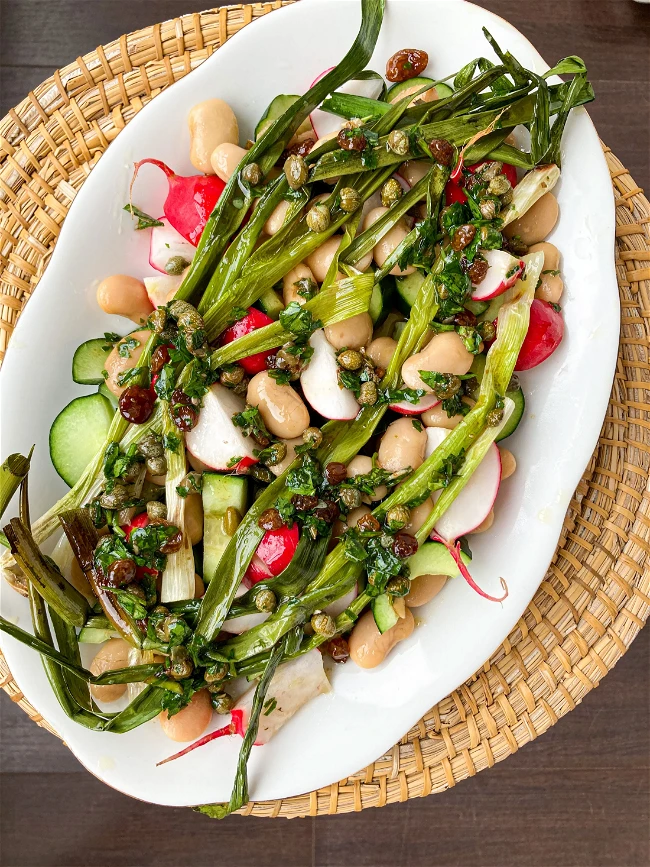 Image of Sweet + Sour Butter Bean Salad