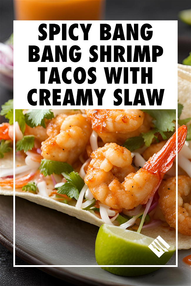 Image of Spicy Bang Bang Shrimp Tacos with Creamy Slaw