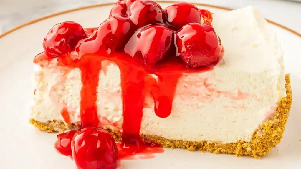 Image of No-Bake Cherry Cheesecake
