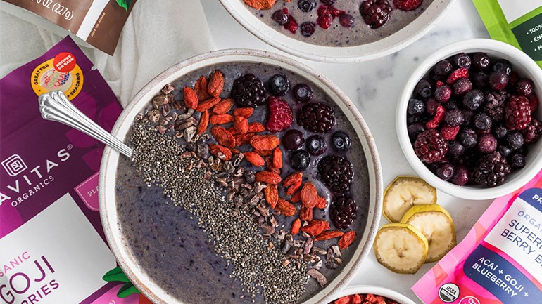 Image of Superfood Berry Smoothie Bowl Recipe