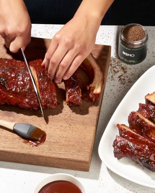 Image of Mouthwatering Applewood Smoked Sea Salt BBQ Ribs Recipe