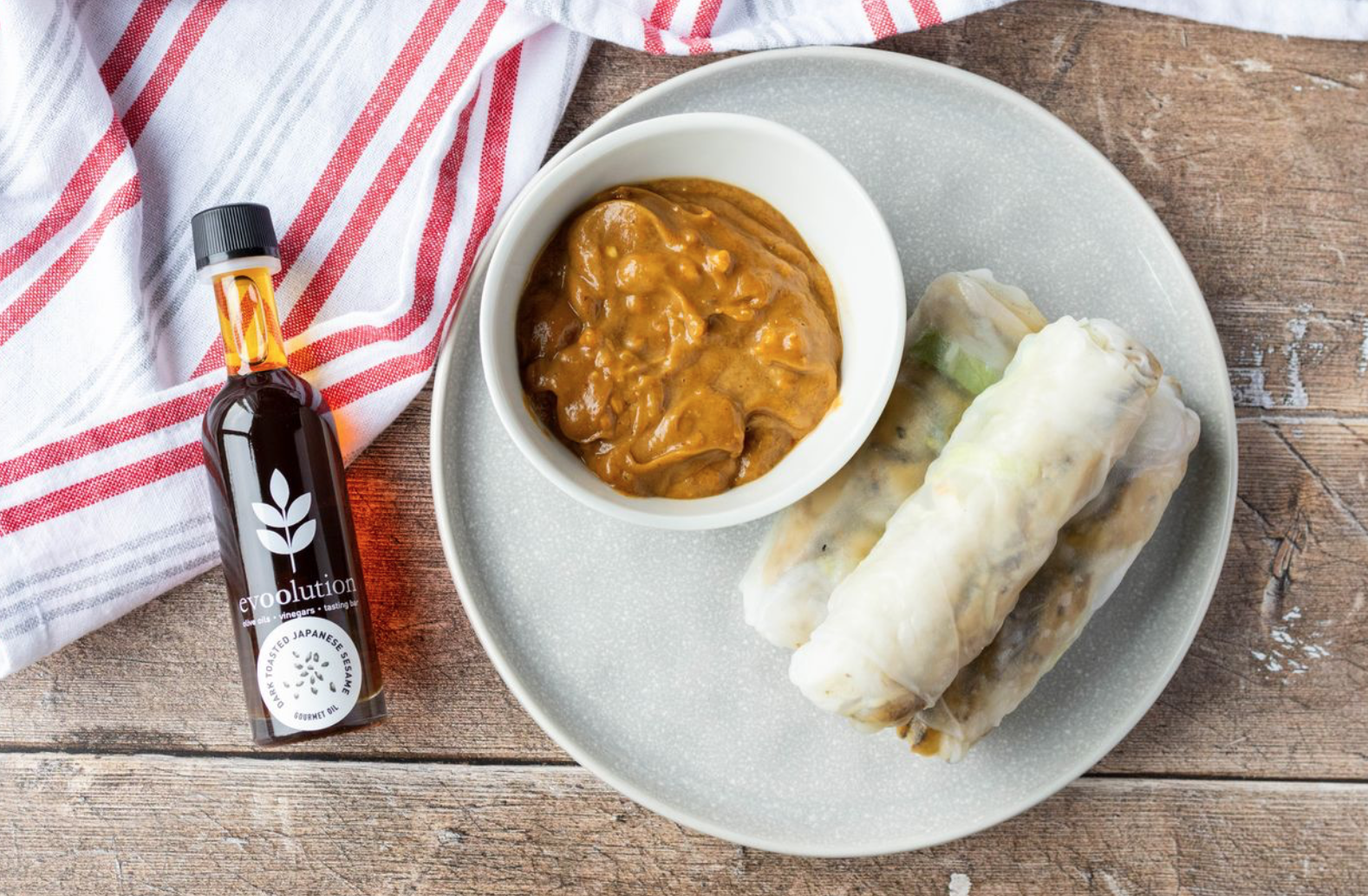 Image of Peanut Sauce with Dark Toasted Japanese Sesame Oil