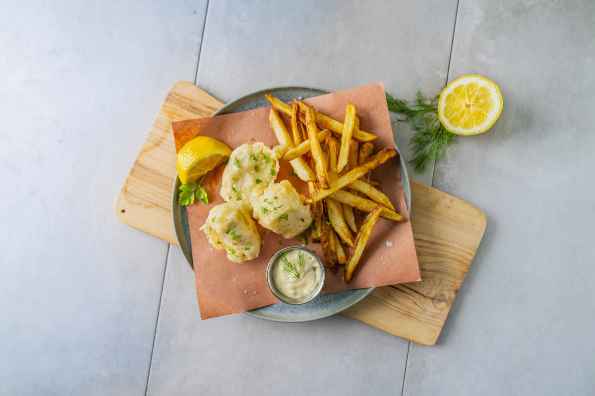 Halibut and Chips