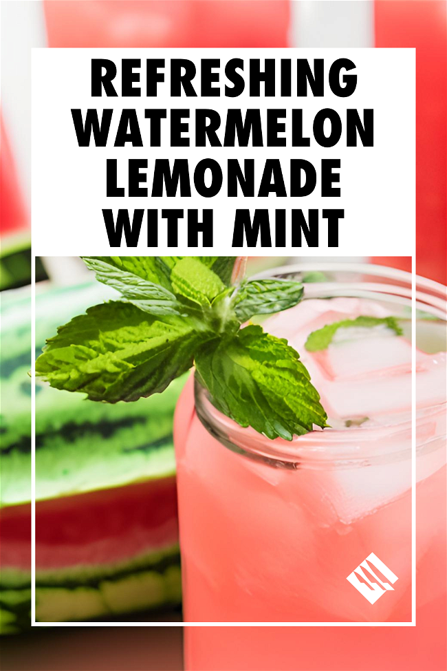 Image of Refreshing Watermelon Lemonade with Mint