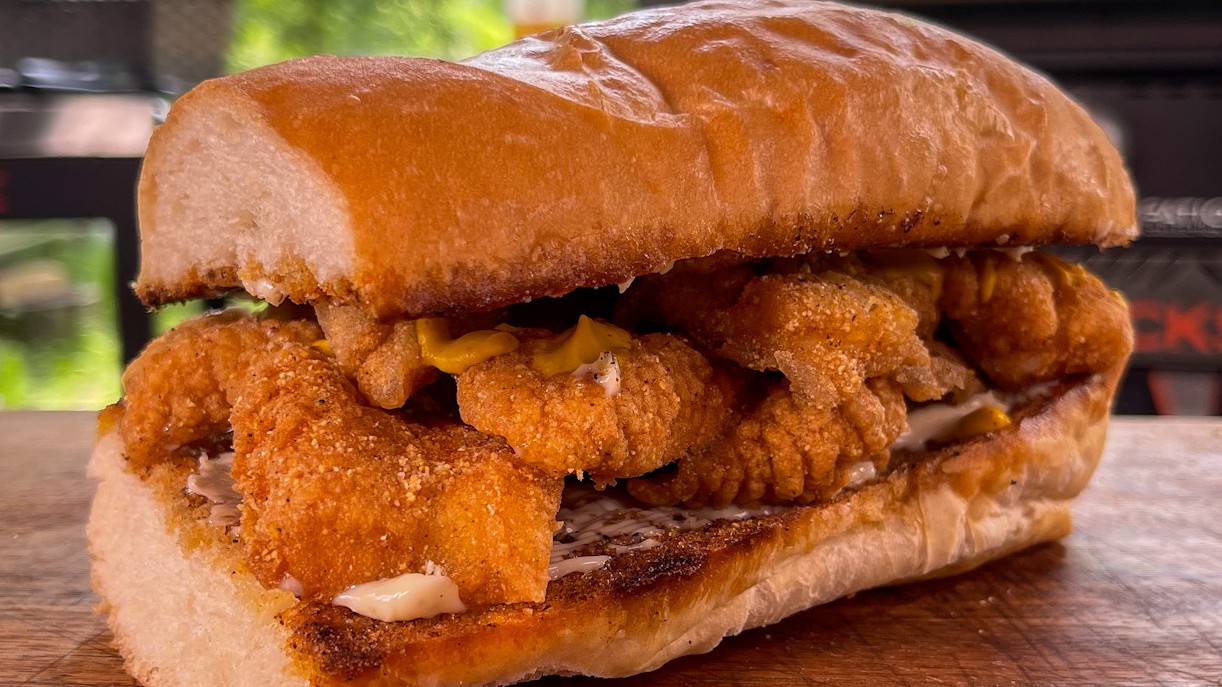 Image of Bruce Mitchell's Catfish Po' boy