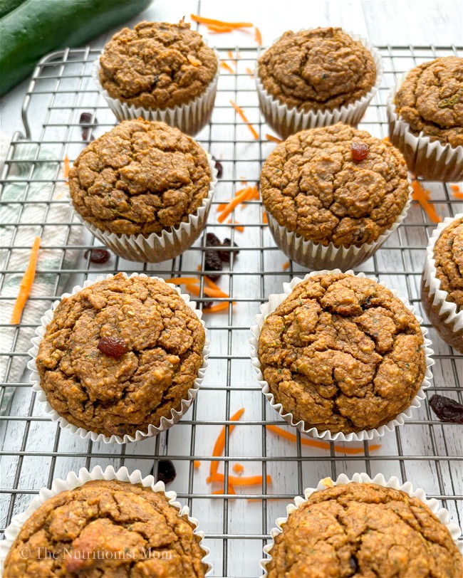 Image of Veggie Packed Protein Muffins (Dairy Free)