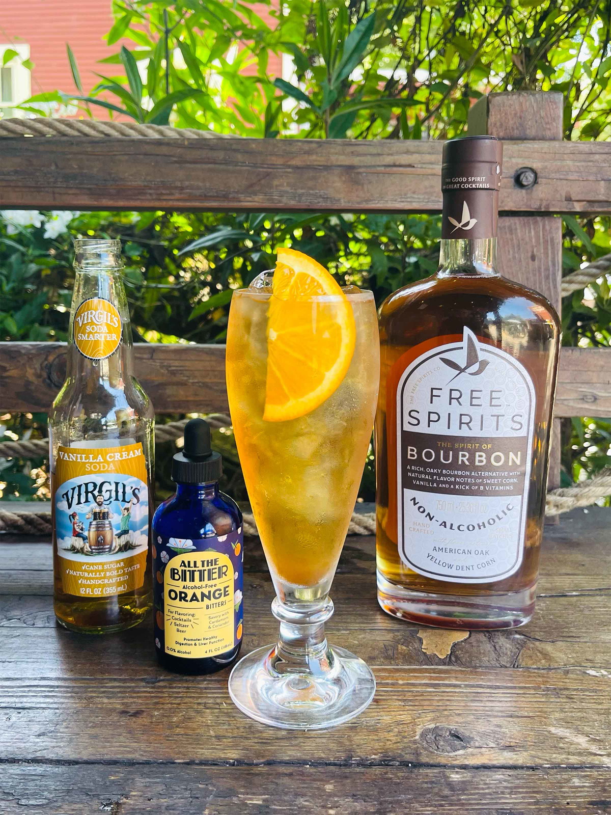 Bourbon Vanilla Creamsicle (Non-Alcoholic)