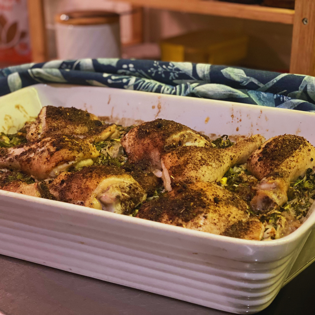 One Pan Chicken and Rice