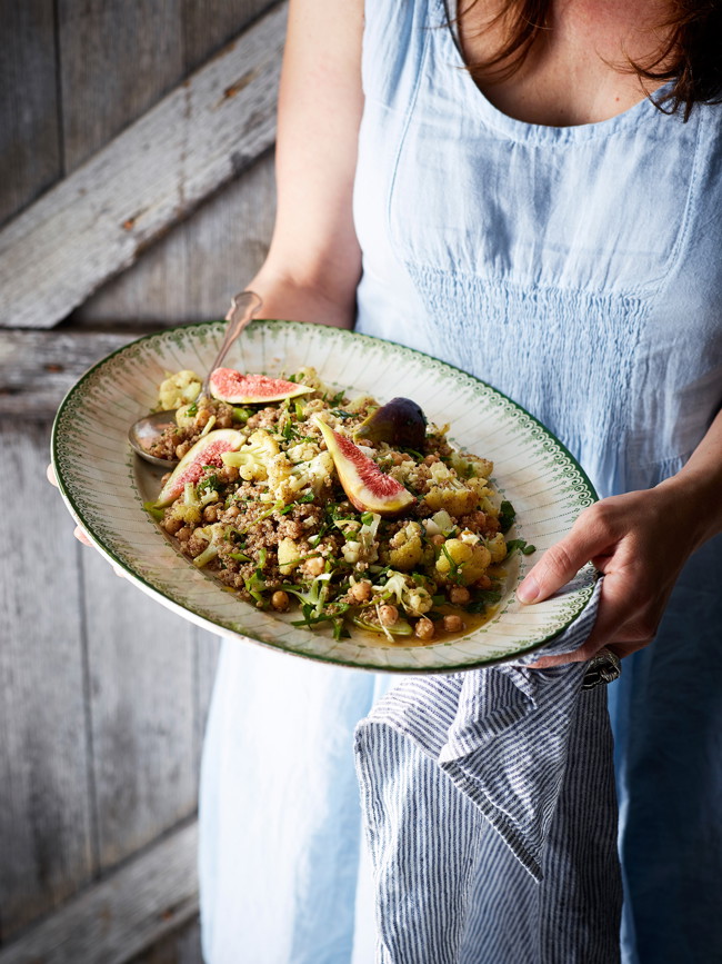 Image of cauliflower quinoa salad