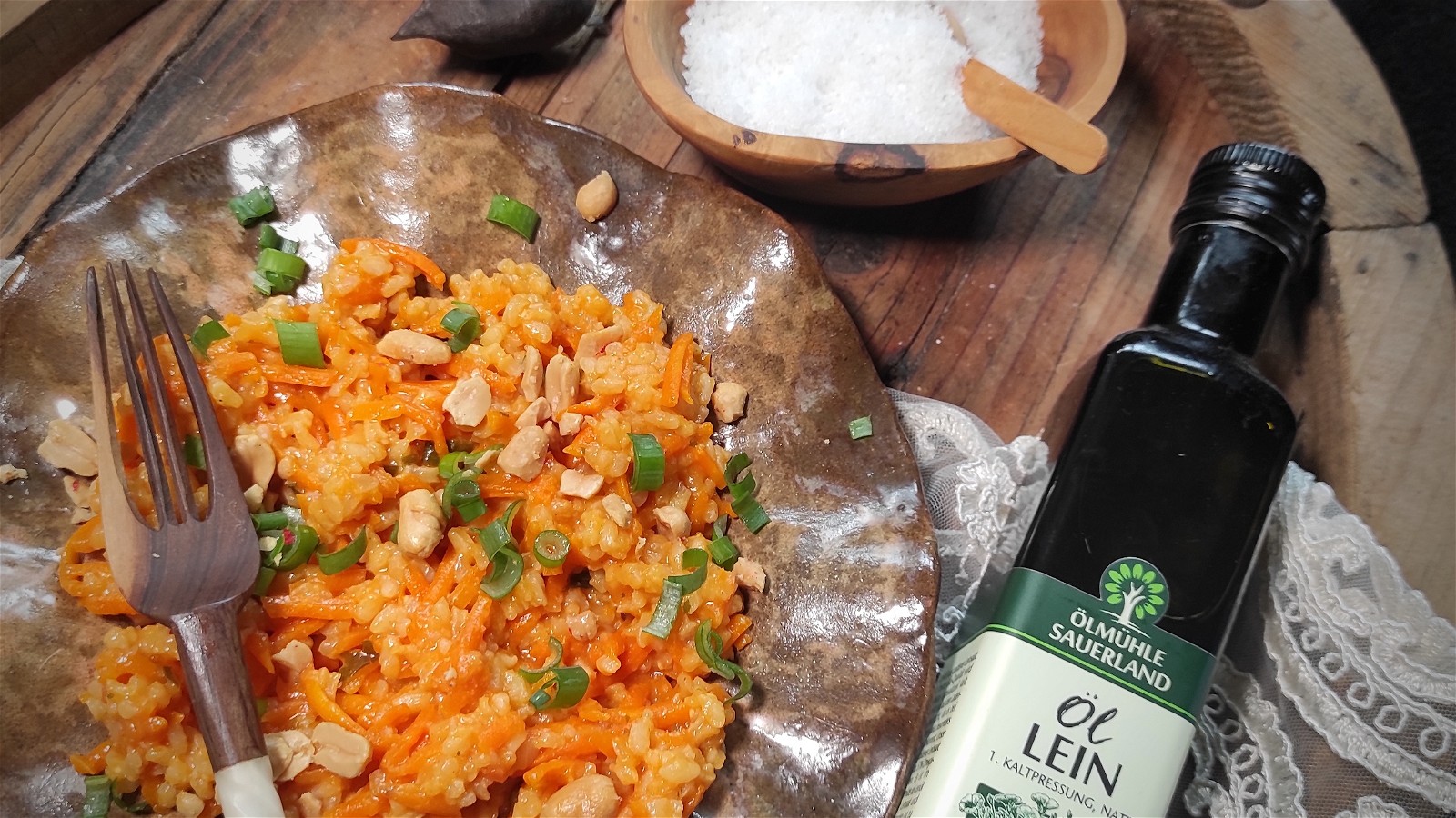 Image of Karotten-Erdnuss-Risotto