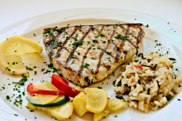 Image of Lemon Herb Grilled Swordfish Recipe