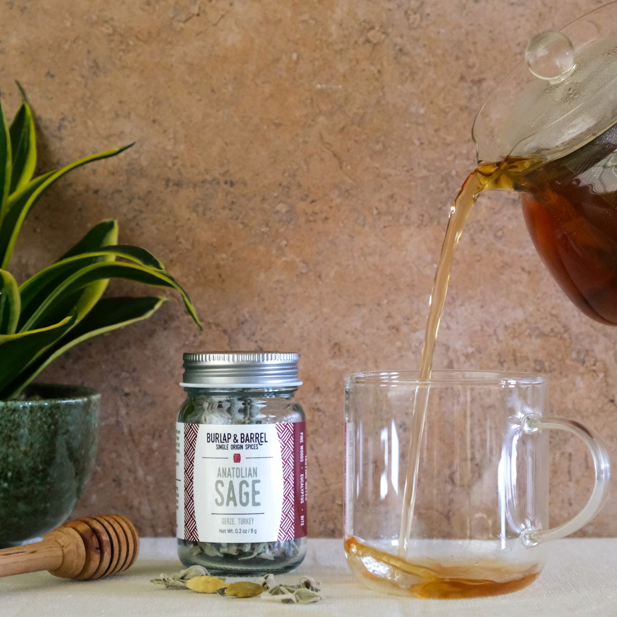Black Tea with Sage & Cardamom