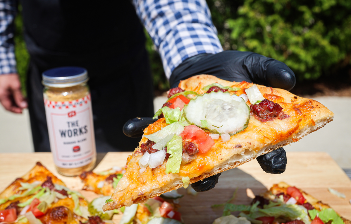 Cheeseburger Pizza