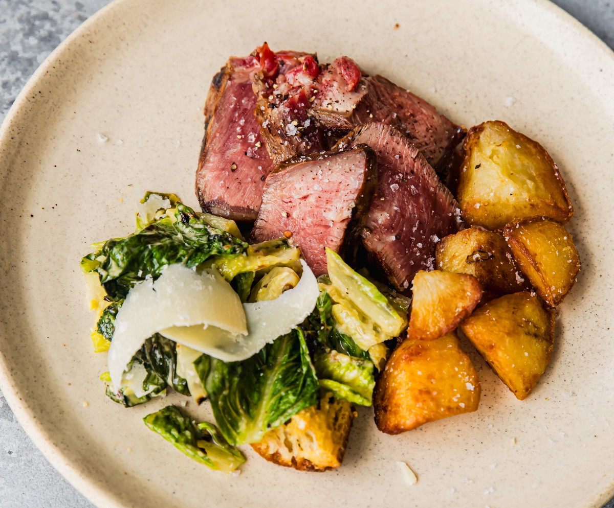 T-Bone with Tallow Potatoes