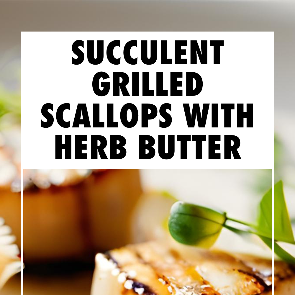 Succulent Grilled Scallops with Herb Butter