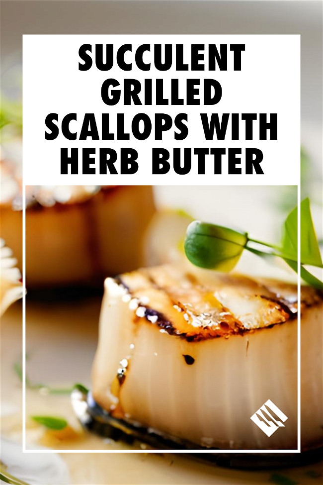 Image of Succulent Grilled Scallops with Herb Butter