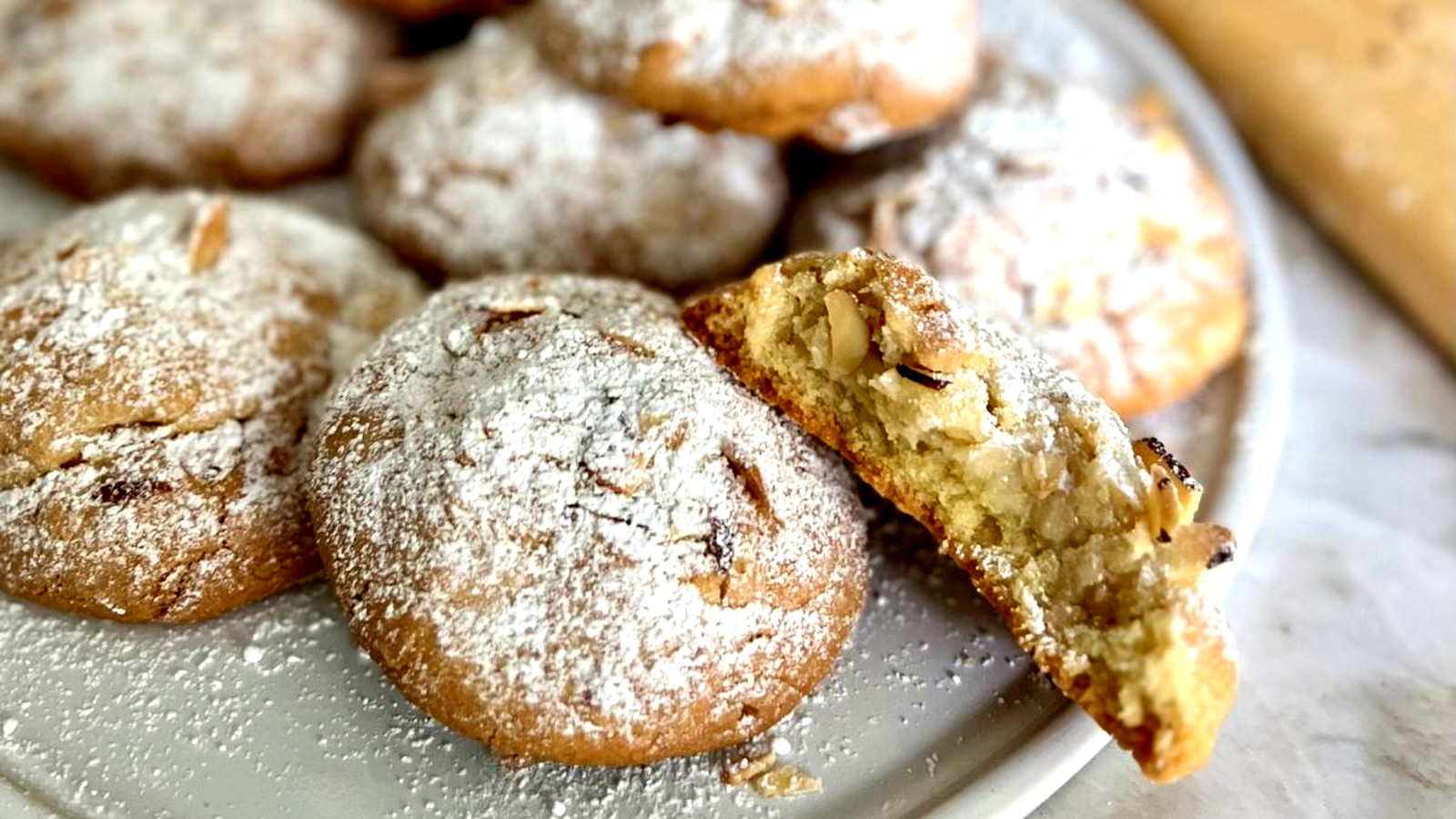 Image of Almond Croissant Cookies