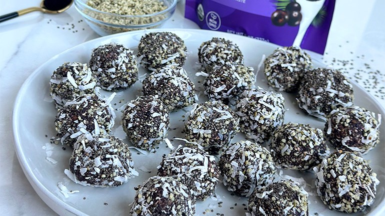 Image of Acai Protein Power Bites Recipe