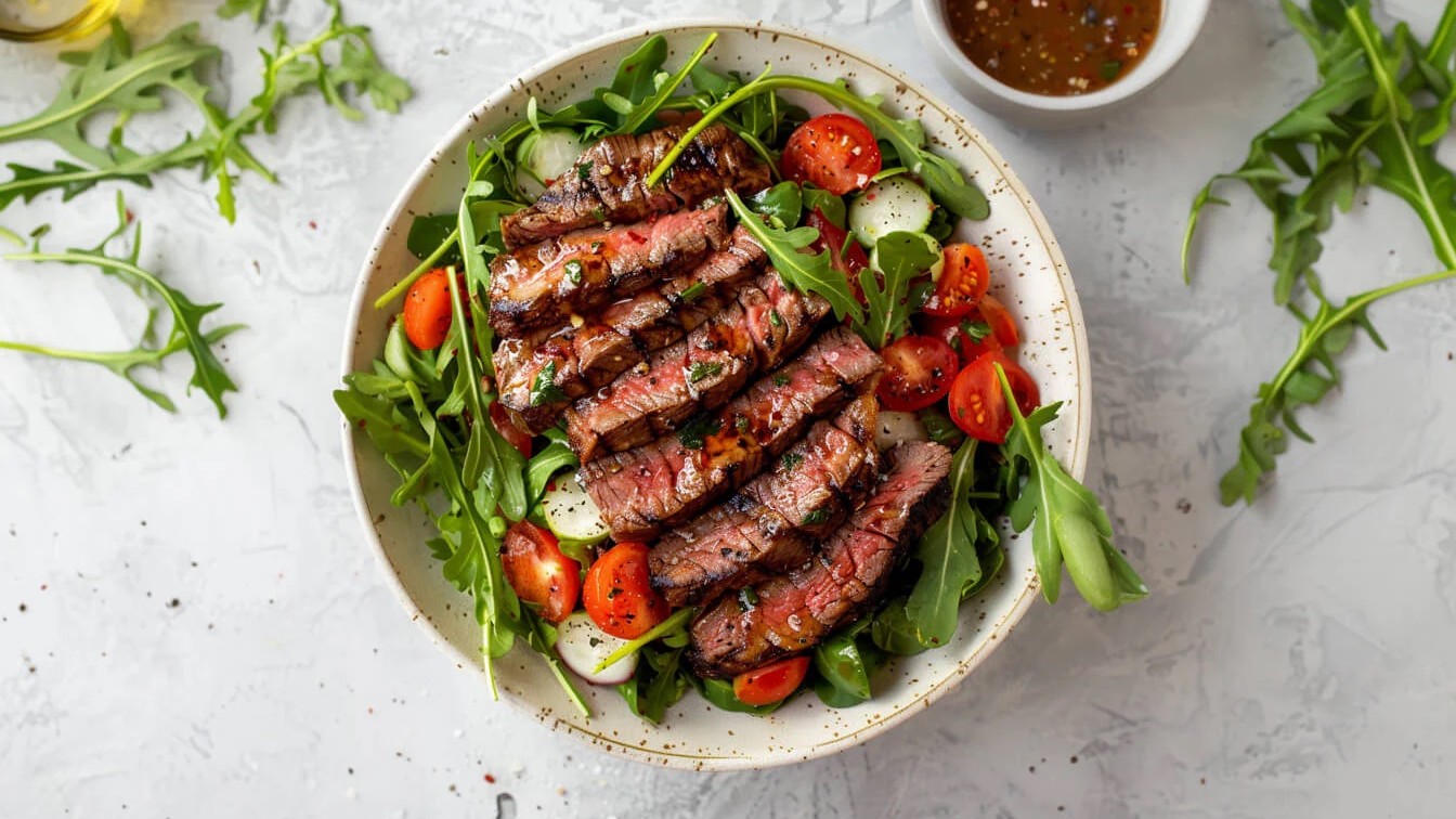 Image of Arugula Ribeye Steak Salad