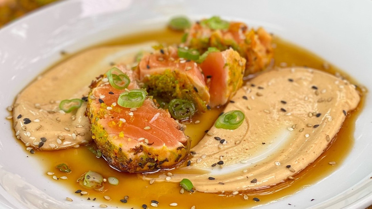 Image of Citrus Crusted Salmon Tataki