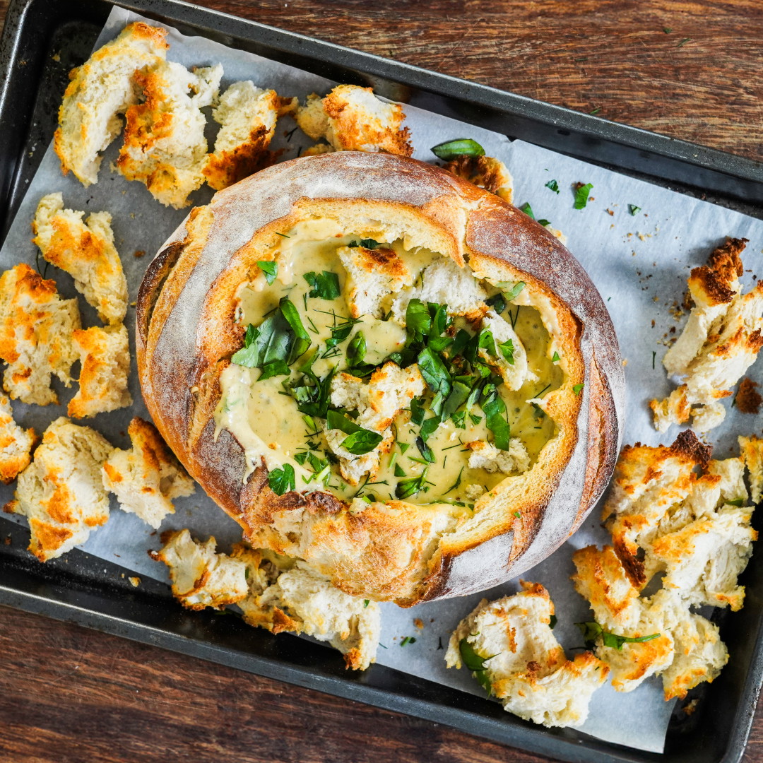 Soup in a bowl