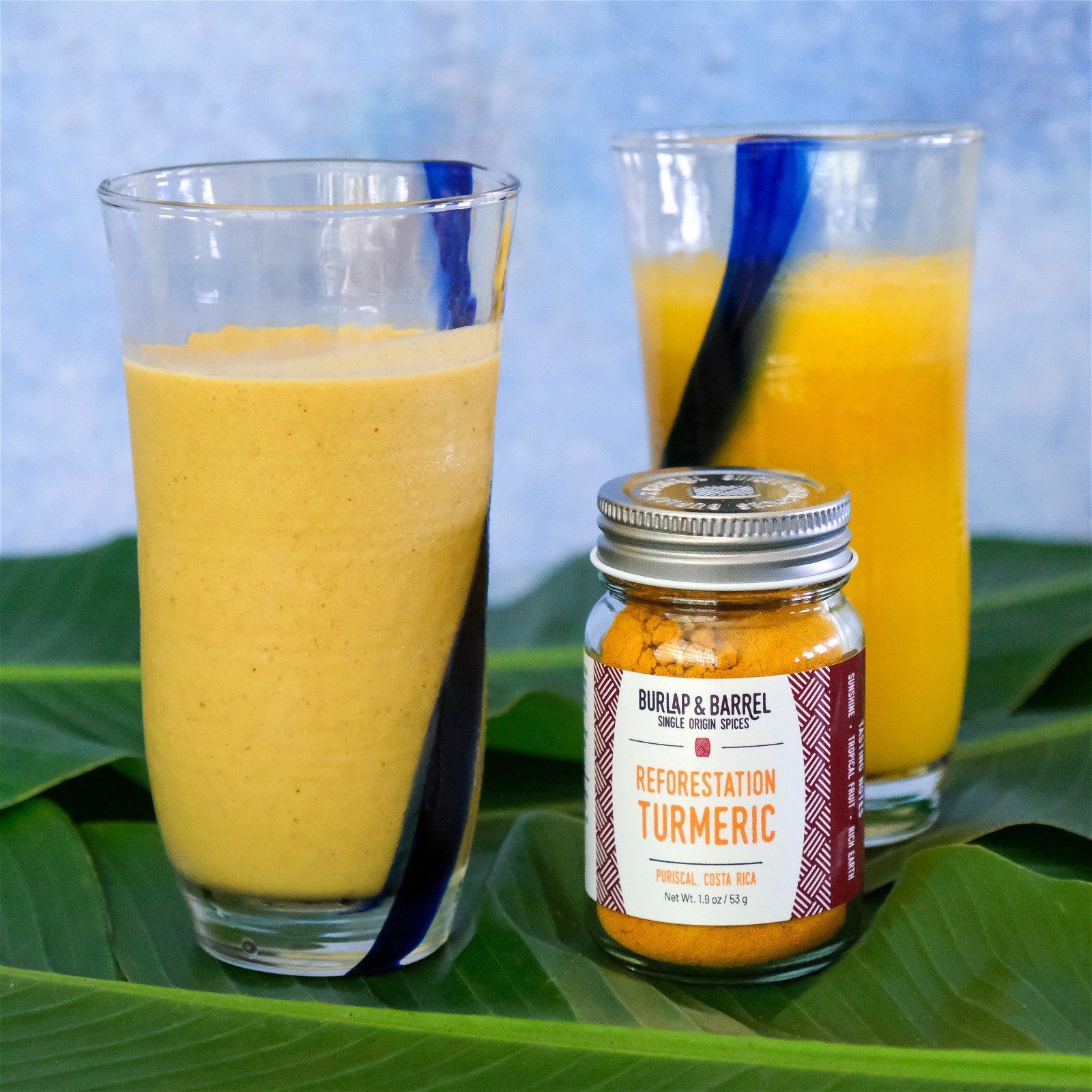 Image of Two Blended Turmeric Drinks