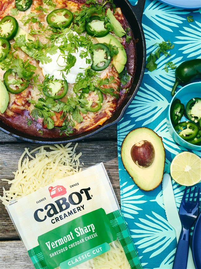 Image of Camp Stove Skillet Enchiladas