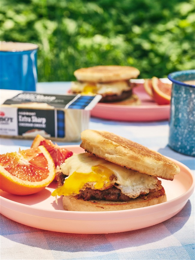 Image of Campfire Breakfast Sandwiches