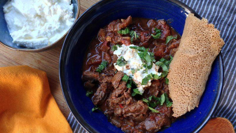 Image of Key Wat (Ethiopian Spicy Stewed Beef)