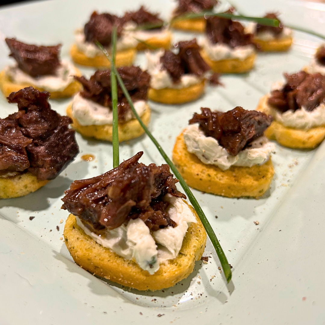 Glazed Short Rib Crostini