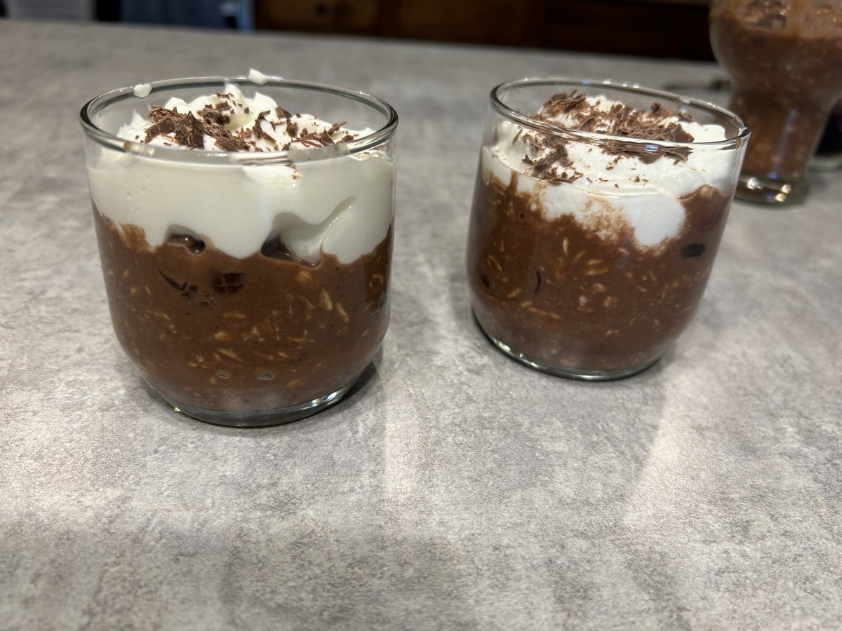 Delicious and Healthy Black Forest Overnight Oats