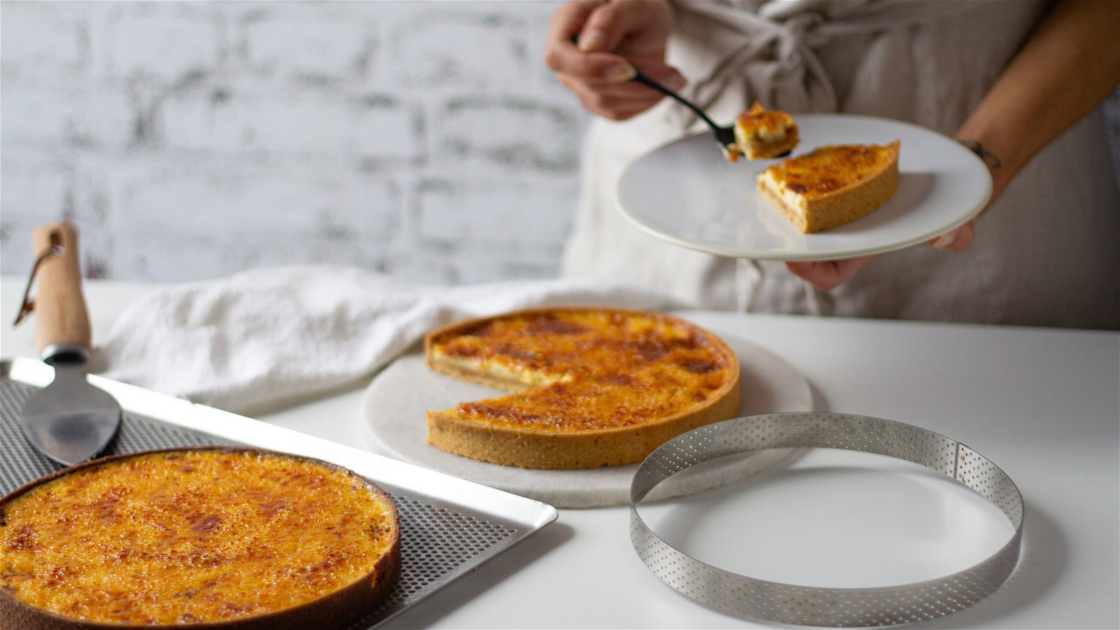 Image of Tarta de crème brulée