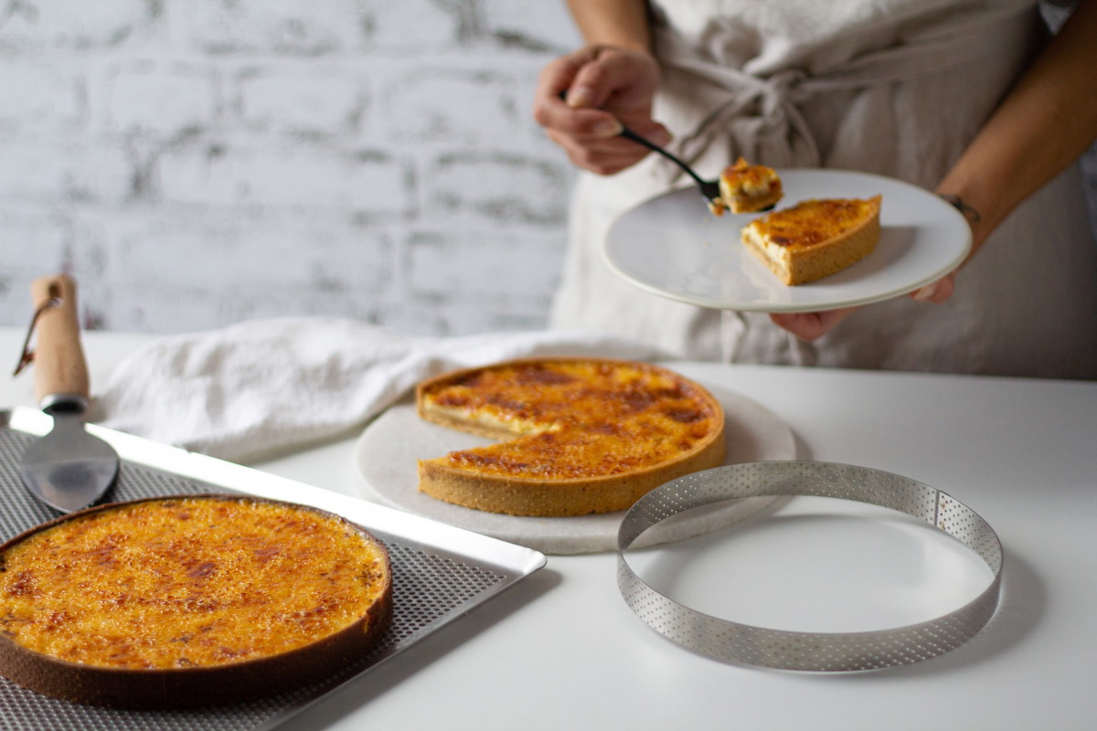 Tarte de crème brulée