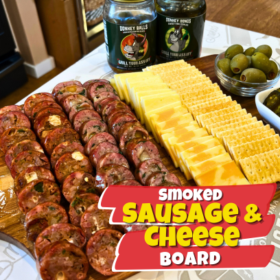 Image of Smoked Sausage & Cheese Board 