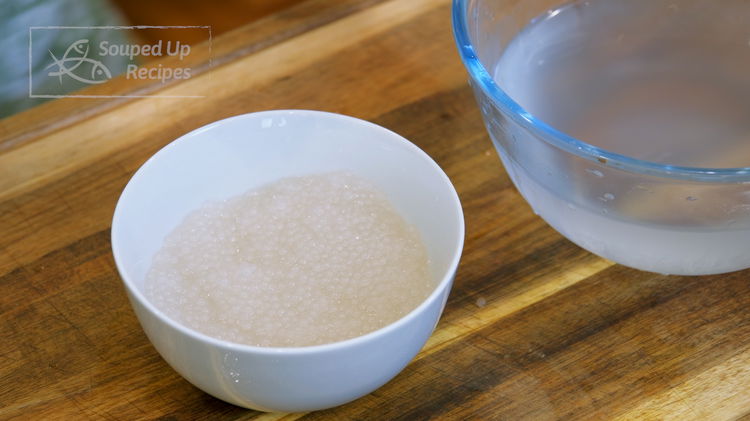 Image of Drain the tapioca pearls and set them aside.
